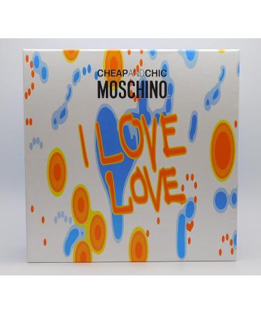 Moschino Cheap & Chic I Love Love Gift Set: Eau de Toilette 1.7 Oz Perfumed Body Lotion 1.7 Oz & Perfume Bath Gel 1.7 Oz - Buy Online on GoSupps.com