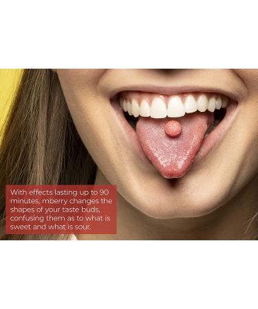 mberry Miracle Berry Tablets - 10 Count | Transform Your Taste Buds with Miracle Fruit Snacks - Buy Online on GoSupps.com