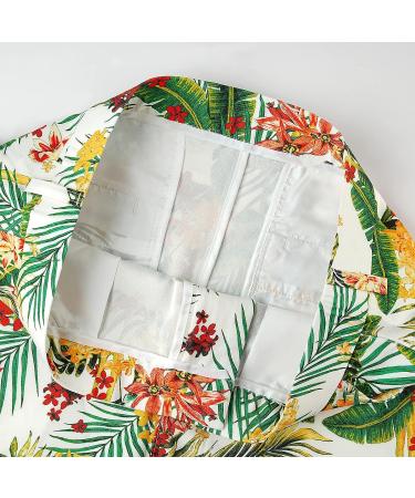 BOSREROY Men's Golf Pants - Stretch Straight-Fit Quick-Dry Athletic Pants - Palm Print Black 36W x 34L - Buy Online on GoSupps.com