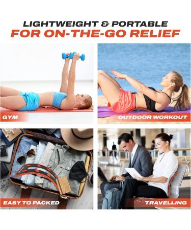 Adjustable Back Stretcher for Lower Back Pain Relief | Back Cracker for Sciatica & Herniated Disc | Lumbar Stretcher - Max 220 lbs Capacity - Buy Online on GoSupps.com