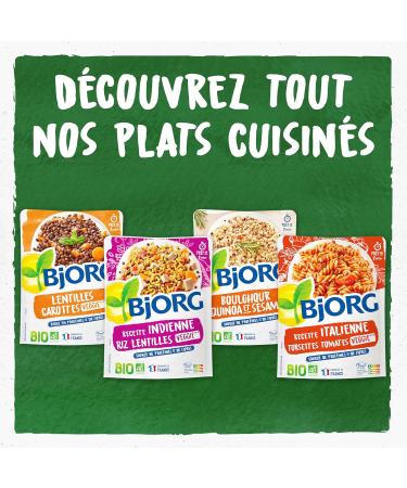 BJORG - Chili con Seitan Ready Meal - Organic Prepared Meal - Microwavable Doypack - 220 g - set of 2 (total of 440 g) - Buy Online on GoSupps.com