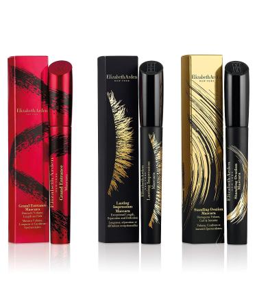 Elizabeth Arden Lasting Impression Mascara Black 0.3oz - Long-Lasting Volume and Definition - Buy Online on GoSupps.com
