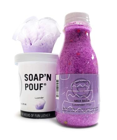 Milk Bath/Soap 'N Pouf (Lavender)