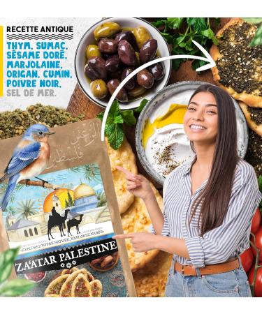 Nab r - 250gr Zaatar Palestinien 100% Naturelle Zatar Authentique Za'atar Palestine Sans Additifs - Buy Online on GoSupps.com