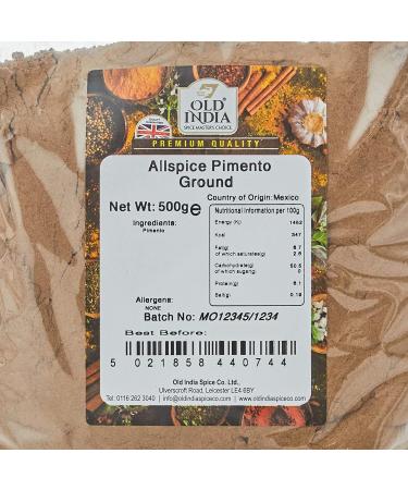 Old India Allspice Pimento Ground 500g - Premium Quality Spice Blend - Pack of 1 - Buy Online on GoSupps.com