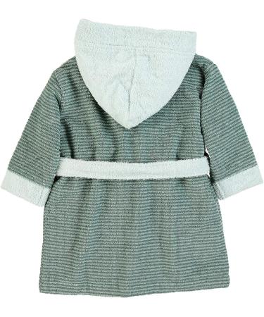 Sterntaler Hooded Bathrobe Bear Ben - Green & Dark Red | Soft Cozy International Shipping - Buy Online on GoSupps.com