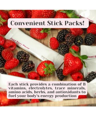 Buy Hay's Naturals Turn Up ATP - Sugar-Free Energy Drink Mix | 30 Packets | Pure ATP B-Vitamins Electrolytes | Boost Metabolism & Muscle Recovery | Mixed Berry Flavor - Buy Online on GoSupps.com