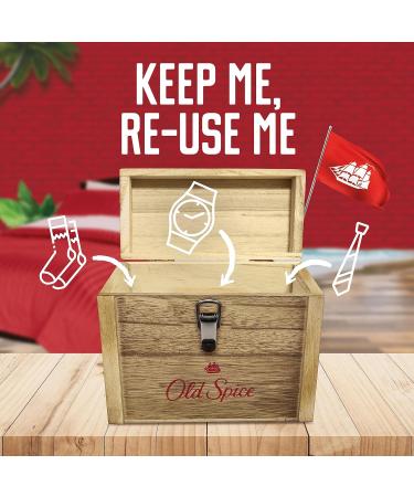 Old Spice Treasure Chest Gift Box Father s Day Gifts for Men Deep Sea Deodorant Stick 50ml Deodorant Spray 150ml Shower Gel 250ml and Captain Aftershave 100ml Deep Sea Gift Set - Buy Online on GoSupps.com