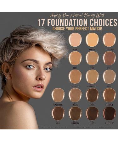Belloccio Professional Airbrush Makeup Foundation 1/2oz - Buff-Light (Golden Undertones) - Buy Online on GoSupps.com