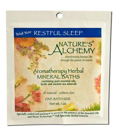 Mineral Bath-Restful Sleep Nature's Alchemy 1 oz Salt