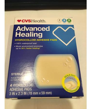 Advance Healing Hydrocolloid Bandages 3x2.3 in. (Tough Pads)
