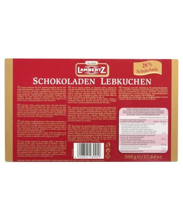 Buy Lambertz Chocolate Gingerbread with Dark Chocolate - 500g | International Shipping Available - Buy Online on GoSupps.com