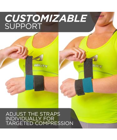 BraceAbility Cheer Wrist Brace - Gymnastics & Cheerleading Support for Boys & Girls | One Size Fits Most - Buy Online on GoSupps.com