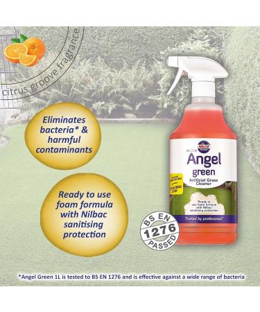 Nilco Angel Green - Artificial Grass Foam Cleaner & Trigger 1L - Buy Online on GoSupps.com