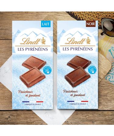 Lindt - LES PYRENEENS Tablet - Melting Milk Chocolate 150g - Buy Online on GoSupps.com