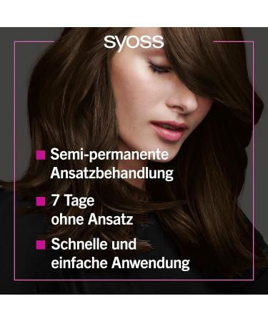  Syoss Syoss 3 x 60ml Rootless Semi Permanent Root Dye Medium Brown Level 1 - Buy Online on GoSupps.com