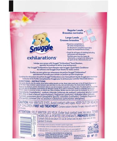 Snuggle Exhilarations In Wash Scent Booster Pacs - Island Hibiscus & Rainflower - 20 Count - Buy Online on GoSupps.com