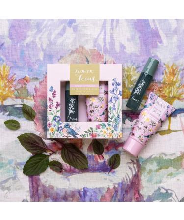 Heathcote & Ivory Flower of Focus Supercharge Duo | 30ml Hand Cream & 10ml Perfume Gel | Cruelty Free & Vegan Friendly | Travel Friendly Sizes Gifts - Buy Online on GoSupps.com