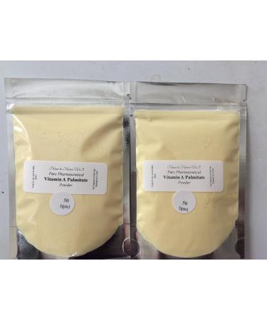 Vitamin A Powder - Retinyl Palmitate 100g | Reduce Wrinkles & Fade Brown Spots for Youthful Skin - Buy Internationally - Buy Online on GoSupps.com