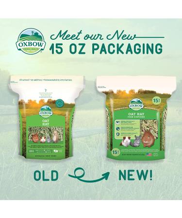 All Natural Oat Hay for Rabbits, Guinea Pigs & Small Animals - 15oz - Buy Online on GoSupps.com