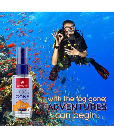 Optix 55 Anti-Fog Spray for Glasses & Lenses - Large 16 oz | Eyewear & Goggles Fog-Free Solution - Buy Online on GoSupps.com