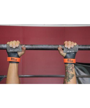 Bear KompleX Carbon No Hole Speed Hand Grips with Wrist Straps - Large | Hand Protection for Pull-Ups, Weightlifting, WODs - Cross-Training Gloves for Men and Women - Buy Online on GoSupps.com