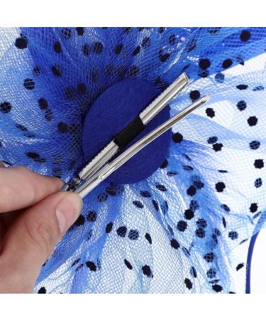 Lurrose Flower Hair Accessories Fascinators Hat for Women Fascinators hair clip Tea Party Headband Hair Clips for Women Wedding Cocktail Party Blue Ladies Hats One Size Blue - Buy Online on GoSupps.com