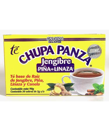 CHUPA Panza Tea with ONGINGER Root, PINNEAPPLE, Flaxseed, Cinnamon - 30 Tea Bags (0.10 oz) - Pack of 1 - Buy Online on GoSupps.com
