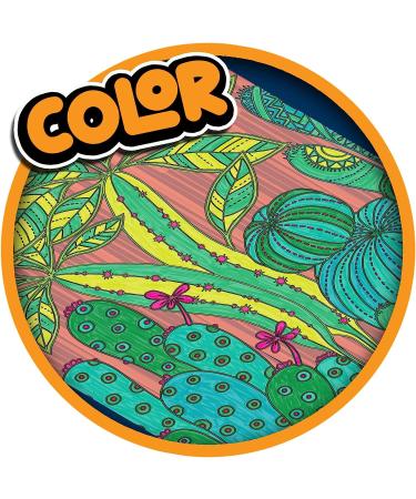 Magic Trace Light Drawing Set: Take Me to The Zoo | Includes 16 Pages, 6 Dual Tipped Markers | Ages 6+ | Fun Drawing & Coloring Activity - Buy Online on GoSupps.com