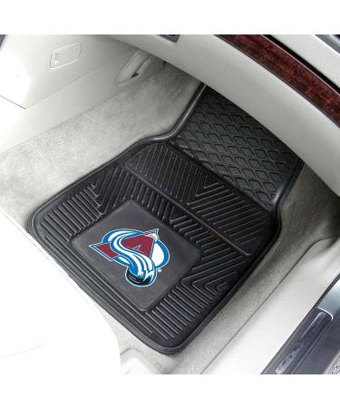 Fanmats 10618 Colorado Avalanche 2-Piece Front Row Car Mat Set - All Weather Protection, Universal Fit, Front Team Color - Buy Online on GoSupps.com