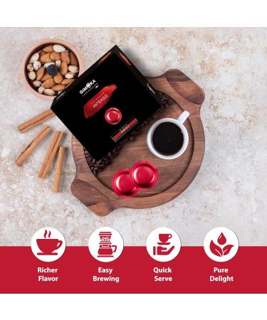 Intenso Decaffeinato Cremoso Vellutato Coffee Capsule (Intenso PacK 3 Intenso PacK 3) INTENSO (50X3 Pack 3 - Buy Online on GoSupps.com