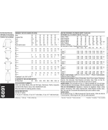 Simplicity 6891 Misses Pull-On Tops | Easy Pattern with Sleeve Variations | Sizes 10-22 - Buy Online on GoSupps.com
