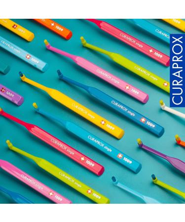 Curaprox CS 1009 Single-Tuft Toothbrush - Ideal for Braces Implants & Bridges - Random Color - Buy Internationally - Buy Online on GoSupps.com