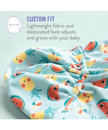 Bambino Mio Reusable Swimming Diaper & Sun Hat Bundle - Leak-Proof Stylish UPF40+ Protection | Whale & Nautical Design | Perfect for Kids 1-2 Years & 2+ Years - Buy Online on GoSupps.com