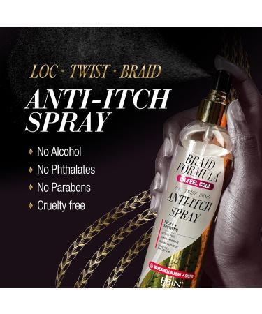 Braid Formula Dr. Feel Cool Anti-Itch Spray Watermelon Mint + Biotin 8.5oz/ 250ml - Moisturzies Cleansing & Refreshing Braids Locks Twists 8.5 Fl Oz (Pack of 1) Watermelon Mint + Biotin - Buy Online on GoSupps.com