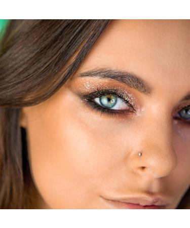 GLITTIES Icy Mint Loose Glitter Powder - Cosmetic Grade (.006) - Safe for Skin - 30g Jar for Makeup, Body Tattoos, Face, Hair, Lips, Soap, Lotion, Nail Art - Buy Online on GoSupps.com