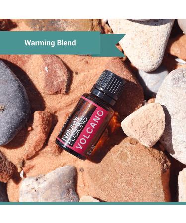 Nature's Fusions Volcano Essential Oil Blend - 100% Pure for Aromatherapy & Topical Use - 0.5 fl oz (15mL) - Buy Online on GoSupps.com
