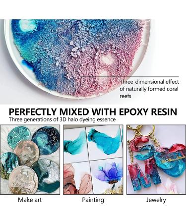 30 Bottles Alcohol Ink Set - Vibrant Colors for Resin Art, Petri Dish, Epoxy, Tumbler Cup Painting - 10ml Each - Buy Online on GoSupps.com