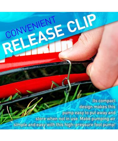 Franklin Sports High-Pressure Foot Air Pump for Balls, Bikes, Inflatables - Compact & Heavy Duty - Buy Online on GoSupps.com