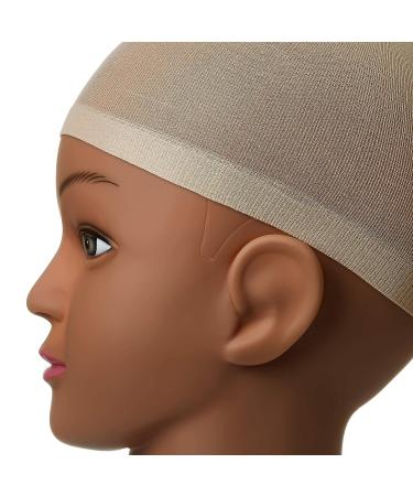 200PCS Bulk Box Red Stocking Wig Caps - Long Lasting & Lightweight | Breathable & Comfortable (Beige) - Buy Online on GoSupps.com
