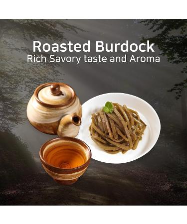 Premium Roasted Burdock (Arctium Lappa) Tea - 8oz - Rich in Dietary Fiber & Inulin - Buy Online on GoSupps.com
