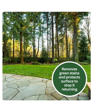 Path Patio Driveway Cleaner| Stone Concrete Bricks Tiles | Wet And Walk Away Green Stain Moss Algae Remover Prevents Regrowth | Easy to use | 5 Litre - Buy Online on GoSupps.com