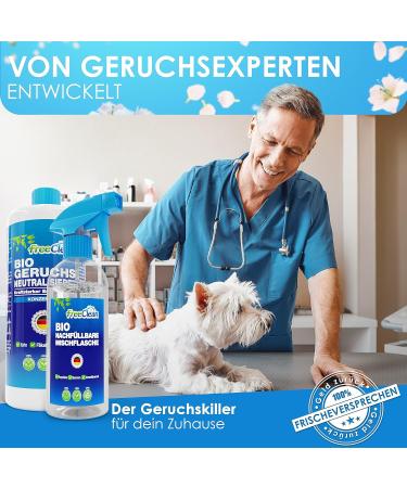 Buy New Freeclean Organic Bio Odor Neutralizer Concentrate 1000ml - Extra Strong Enzyme Cleaner for Dog Urine | Eco-Friendly & Chemical-Free - Buy Online on GoSupps.com