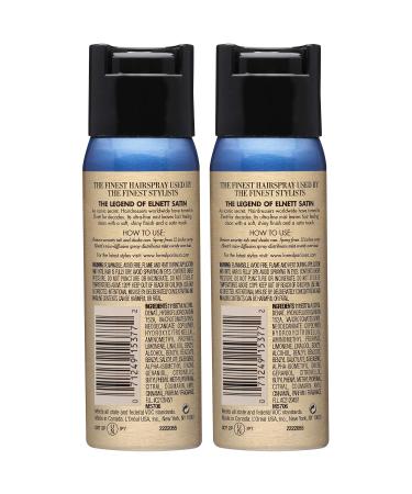 L'Oreal Paris Hair Care Elnett Extra Strong Hold Travel Size Hairspray Long Lasting Plus Humidity Resistant Hair Spray 2.2 Ounce (2 Count) Unscented 2.2 Ounce (Pack of 2) - Buy Online on GoSupps.com