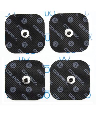 CefarCompex Performance Snap Electrodes 5x5 cm (6260760) - Black | International Shipping Available - Buy Online on GoSupps.com