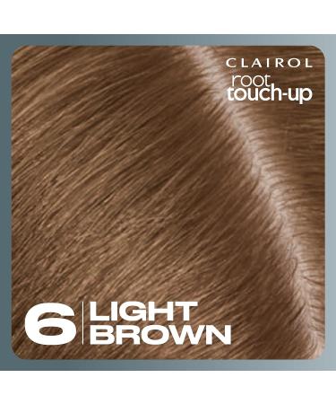 Clairol Root Touch-Up Hair Dye 6 Light Brown - 1 Count, Pack of 1 - Buy Online on GoSupps.com