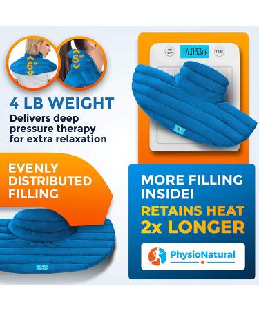 Herbal Aromatherapy Neck and Shoulder Wrap for Instant Tension Relief - Migraines, Headaches, Arthritis - Deep Muscle Relaxation - Buy Online on GoSupps.com