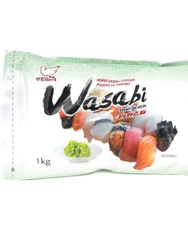 Heiwa Horseradish Powder Wasabi Style - 1 KG Bag