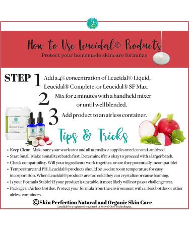 Skin Perfection Leucidal Liquid SF Max - Natural Lactobacillus Preservative Alternative - Buy Online on GoSupps.com