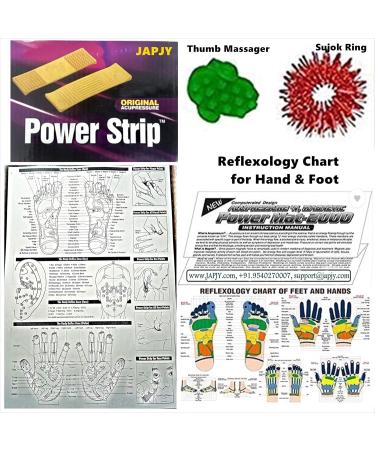 Japjy Acupressmatte Blue Family Kit - Complete Acupressure Set with Magnets Pyramids Sujok Ring & More for Ultimate Relaxation and Wellness - Buy Online on GoSupps.com